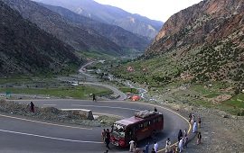 Snake road from Babusar Pass