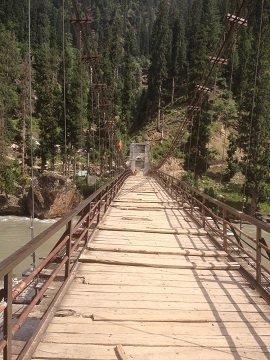 Bridge over Neelum River Kel