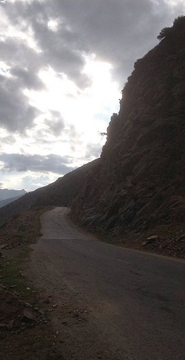 Cloudy weather near Babusar Pass