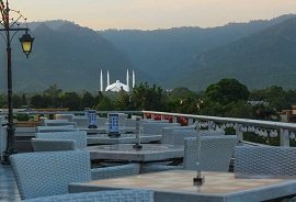 Faisal Mosque view from Monal