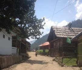 Hilmat village in Neelum Vally