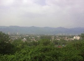 Islamabad city view from Pakistan Monument