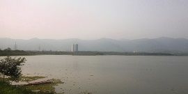 Islamabad View across Rawal Lake
