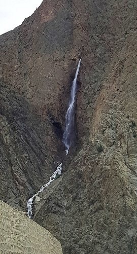 Waterfall near Sost