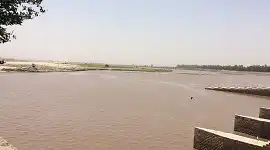 Sutlej River near Sulemanki Headworks